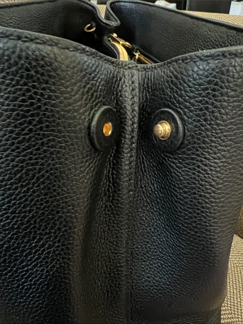 Elegant Like New Prada Black Leather Top-Handle Purse - Picture 13 of 13